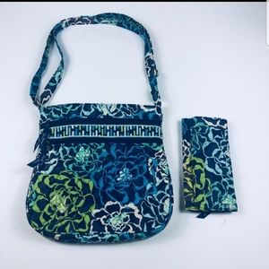 Vera Bradley Triple Zip Purse and matching wallet